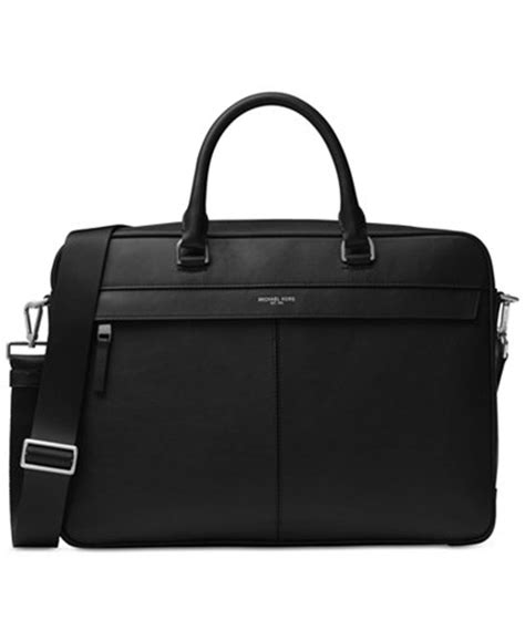 michael kors men's odin resina large briefcase|Michael Kors Men's Odin Resina Large Messenger Bag .